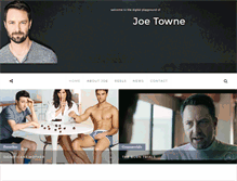 Tablet Screenshot of joetowne.com